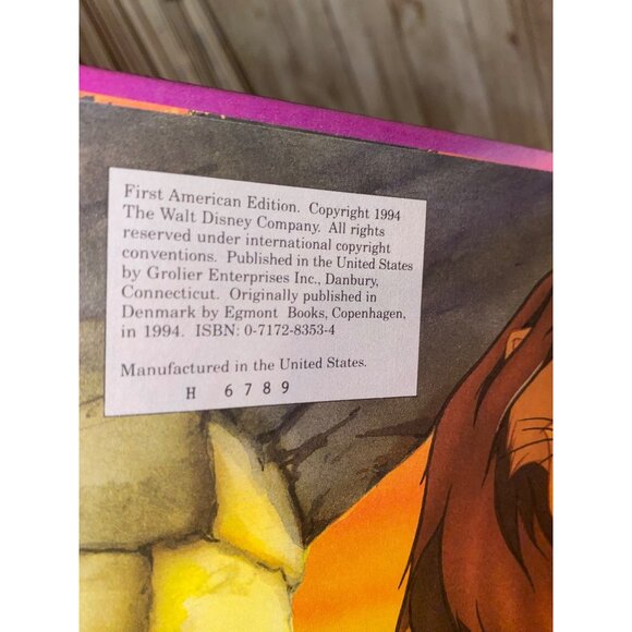 Lot of 3 Disney Hardcover Books: Donald Duck, Lion King, & 101 Dalmatians - Picture 8 of 12